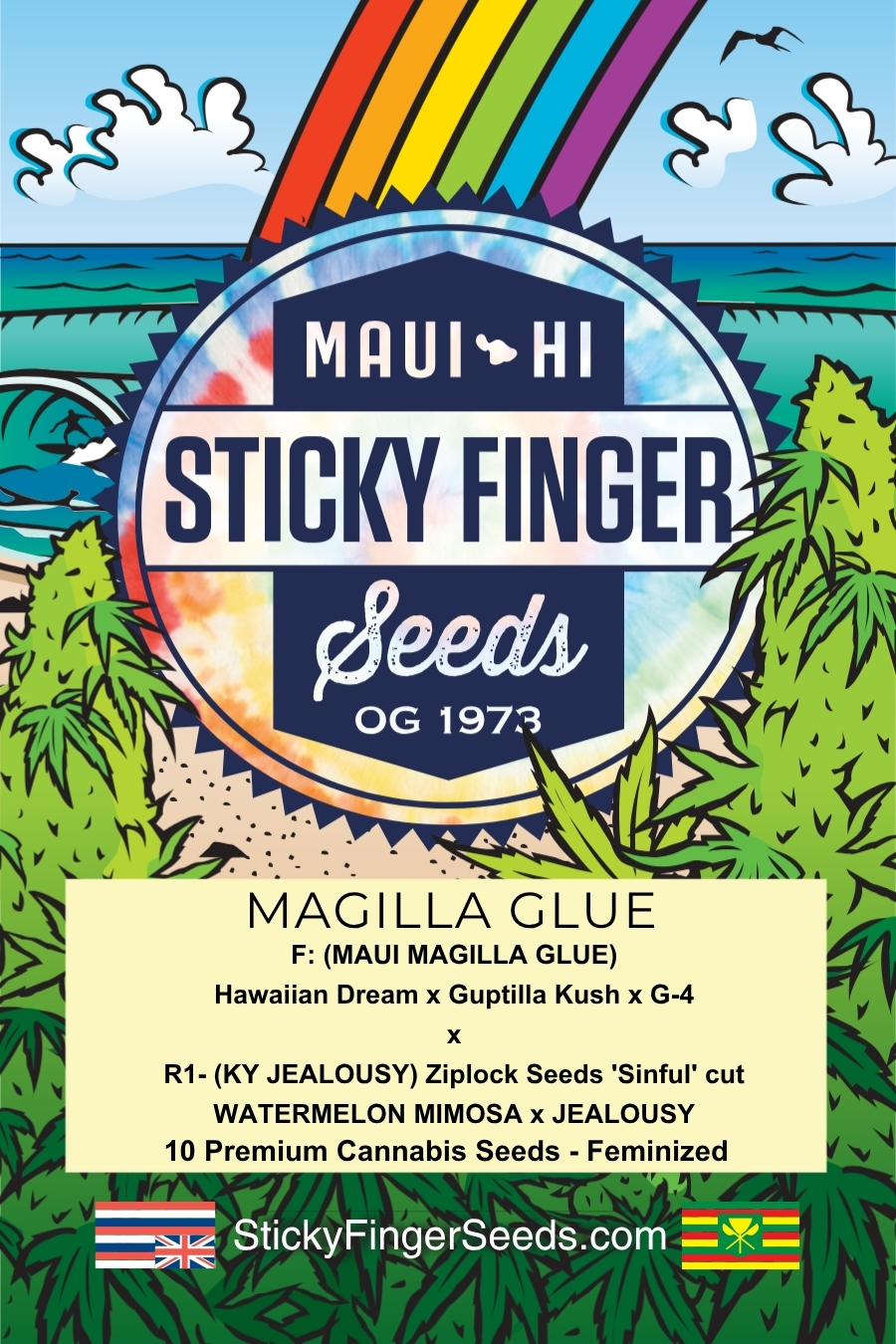 Magilla Glue cannabis strain by Sticky Finger Seeds